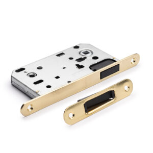 Защелка врезная магнитная 90 50 М wc sb матовое золото